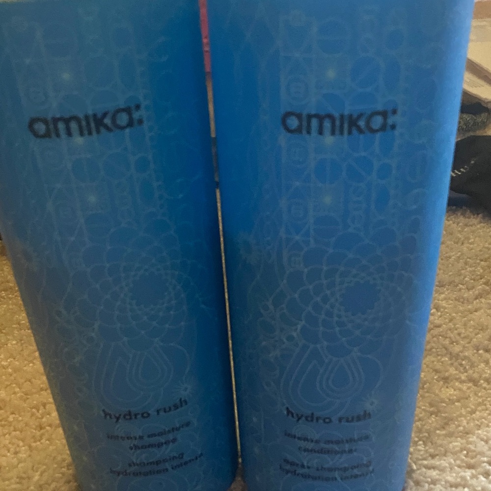 Amika Hydro Rush Hair Care Duo in Blue